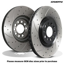 FRONT DRILLED GROOVED 312MM