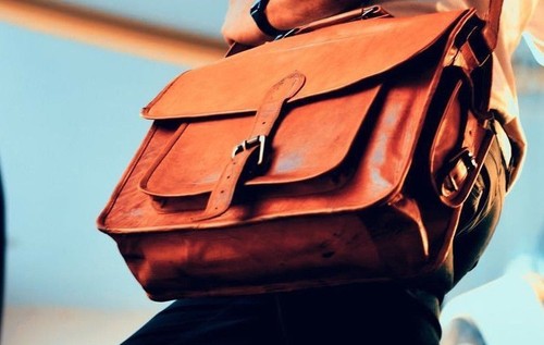 Poplar star leather messenger - poplar,