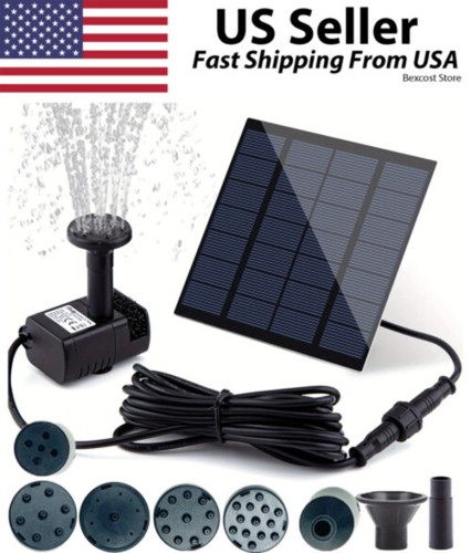 Solar power fountain - solar,