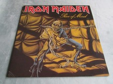 Iron Maiden ' Piece Of Mind '  Vinyl Album EMI  Records.