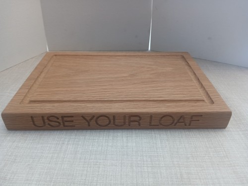 Wooden bread board use your - bread,