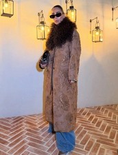 ZARA EMBROIDERED LONG COAT ZW