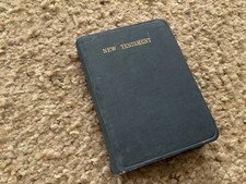 POCKET ACTIVE SERVICE WW11 NEW TESTAMENT WITH MESSAGE FROM H.M. KING GEORGE V1