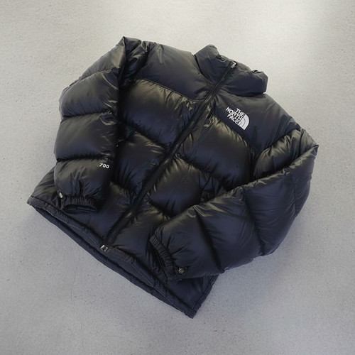 Black northface puffer - northface,