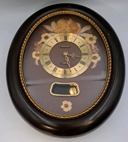 Metamec quartz oval wall clock - quartz,