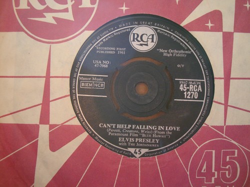 Elvis presley cant help - presley,,