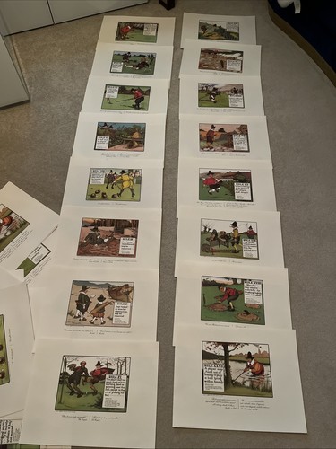 Golf prints set - -,