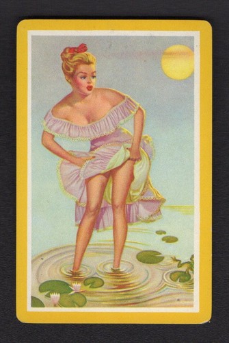 Vintage swap playing - card,