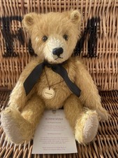 Teddy Bears of Witney "Schnozzle" -  30cm Gold Mohair Bear - Ltd Edition 26/50