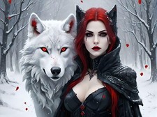 Goth Greeting Card A5 Goths