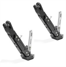 2x Universal kickstand Height adjustable aluminum black Tourtecs Discount Set