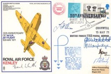 RAF Kenley special Frank Whittle & Jet Provost pilots signed FDC