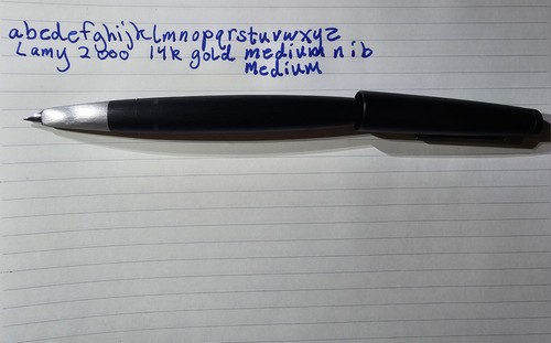 Lamy 2000 fountain - pen, 14k