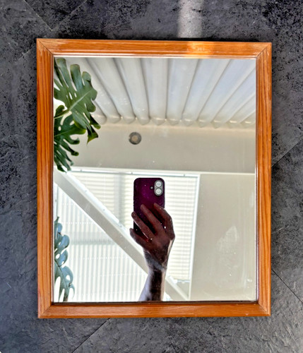 Oak framed wall - , mirror