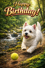 West Highland Terrier Birthday