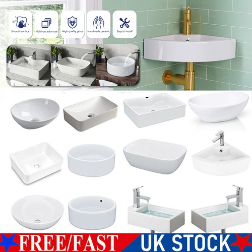 Bathroom ceramic basin counter - bathroom,