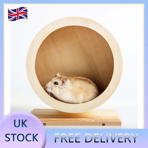 Silent wooden hamster wheel - hamster,