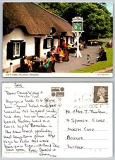 s20700 Cat & Fiddle New Forest Hampshire England John Hinde postcard 1981 stamp