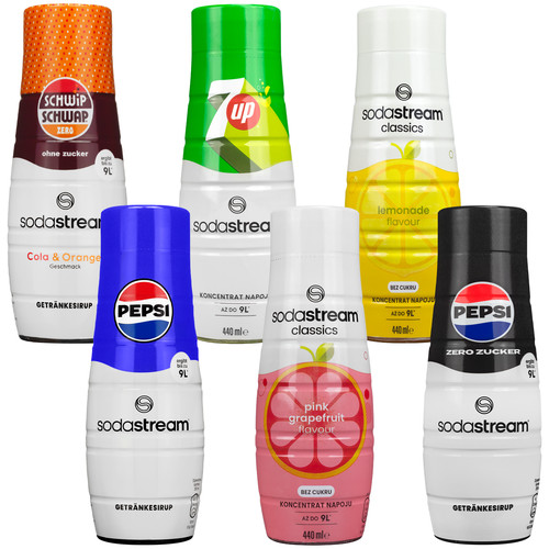New sodastream syrup set - sodastream,