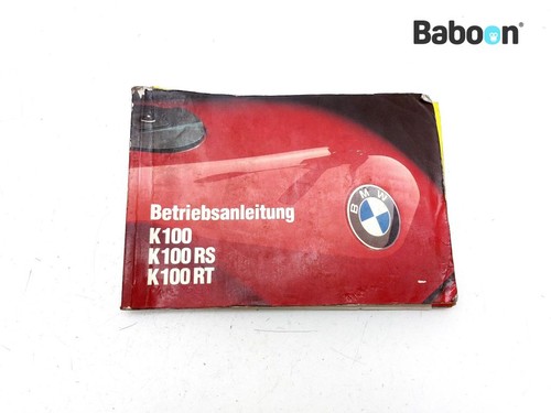 Owners manual bmw 100 - owners, rt