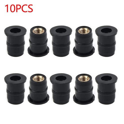 10x rubber well nuts - 10x,