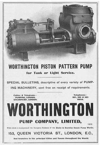 Worthington pump london - pump,