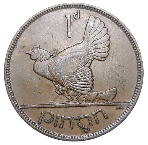 1928 ireland pingin coin - ireland,