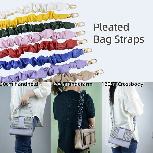 New wrinkled bag leather - new,