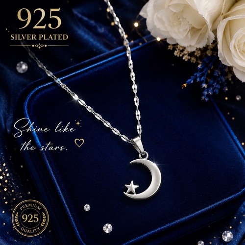 Crystal moon star - moon,