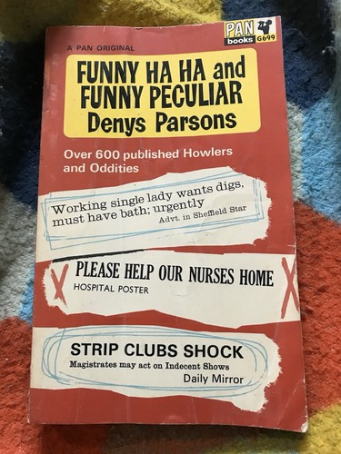 Funny haha and - haha, peculiar