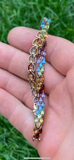 9ct gold Multigem bracelet