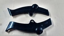 Kuryakyn Harley-Davidson Softail Frame Swinging Arm Slotted Covers (Pair) Black