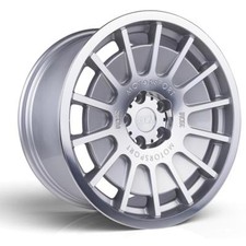 3SDM 0.66 18" ALLOYS 18" 5X100 ALLOY WHEELS SILVER VW AUDI SEAT ALLOYS ET35 3SDM