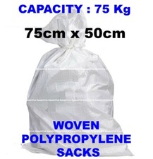 WHITE WOVEN HEAVY DUTY RUBBLE