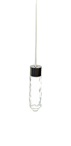 Cord pull black nickel - pull, glass