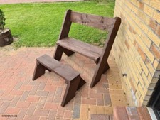 Rustic Garden Bench Wooden Bench Seating kids 