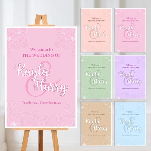 Wedding personalised welcome - wedding,