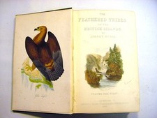 ~! 1853 THE FEATHERED TRIBES of the BRITISH ISLANDS, Vols. I & II ROBERT MUDIE