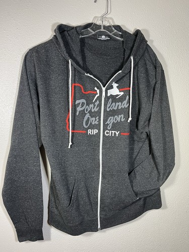 Dark grey zip hoodie y2k - grey,