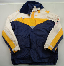 Splashdown Sailing Men's Large Fremantle 2000 Vintage White Blue Yellow
