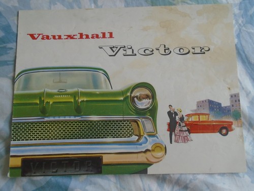 Vauxhall victor brochure c1959 - vauxhall,