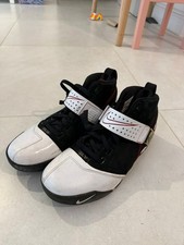 Nike Zoom LeBron 5 Fearless Black White Crimson 317253-011 UK10.5 EU 45.5 Rare