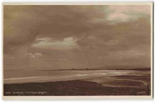 Minehead Beach Sunrise Somerset - Pre WWI Judges Real Photo Postcard Y13