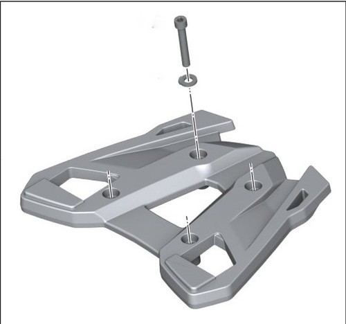 Luggage rack for vario top - luggage,