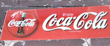 Large perspex 67cmx24.5cm Coca-Cola advertising sign  reading Enjoy Coca-Cola