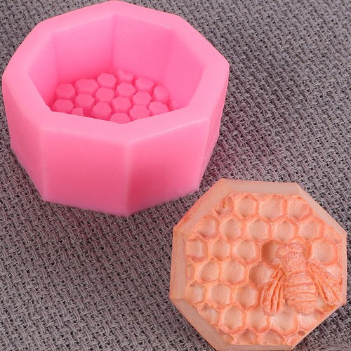 Honeycomb bee fondant mold - honeycomb,
