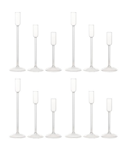 Candle holder glass taper - candle,