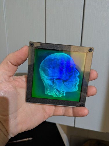Vintage real hologram - real, 3d
