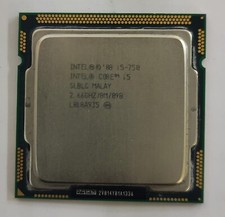Intel® i5-750, 2.66GHz Quad Core for Socket 1156 (1st gen) - Super Fast Delivery