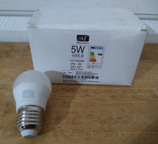 6 x MayJazz LED E27 Light Bulbs 5W Golf Ball 400LM 6500K Non Dimmable